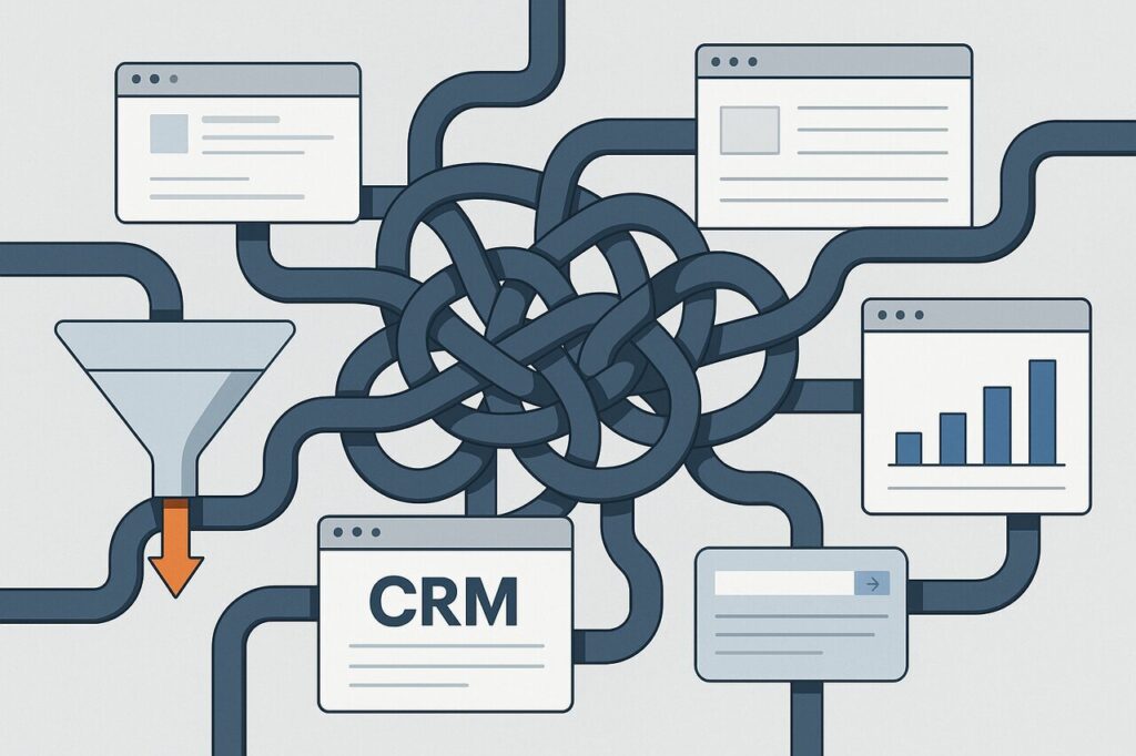 Dati frammentati, funnel scollegati, CRM inutilizzato? Il vero nemico è la tua infrastruttura digitale