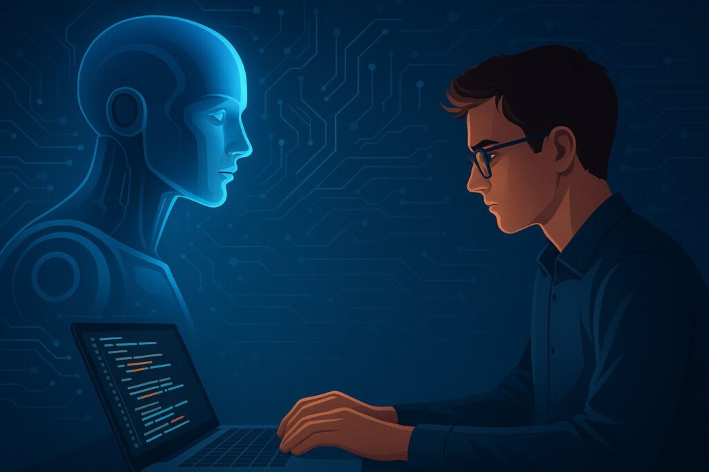Come l’AI sta riscrivendo il ruolo dei junior developer nelle aziende tech - Pionieri del Tech Come l’AI sta riscrivendo il ruolo dei junior developer nelle aziende tech